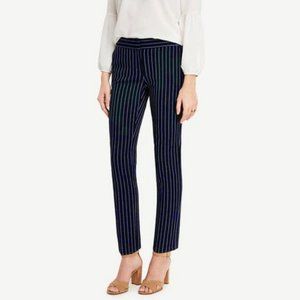 NWOT Ann Taylor Ankle Pant/Stripes-Kate Fit